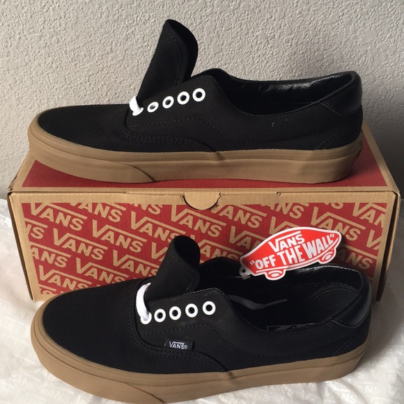 vans era 59 canvas gum plimsolls